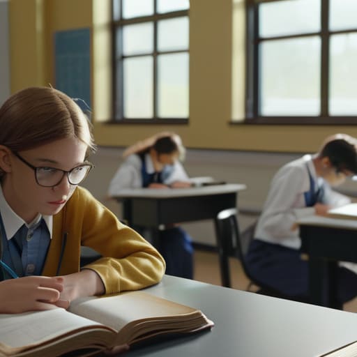 Diagram showing how secondary education is organised.